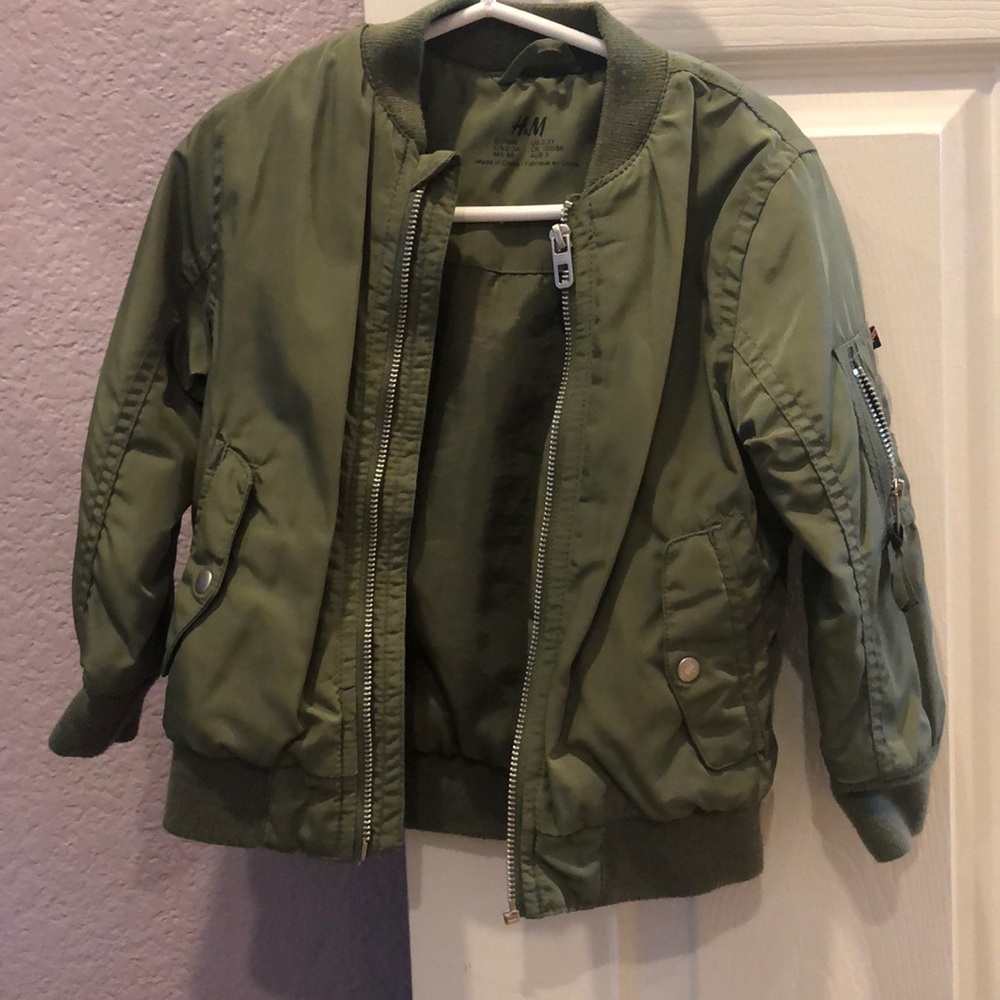 Toddler bomber jacket